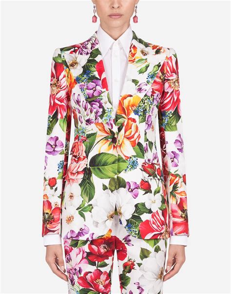 dolce gabbana linen cotton blazer|Dolce & Gabbana blazer women.